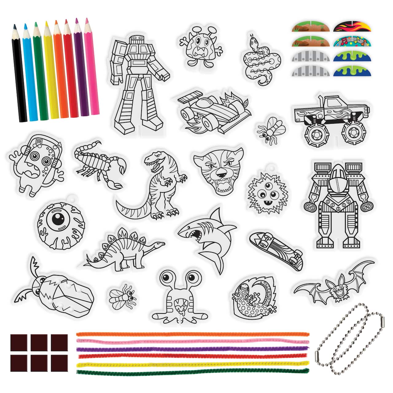 8 Pack: Shrinky Dinks® Cool Stuff Activity Kit